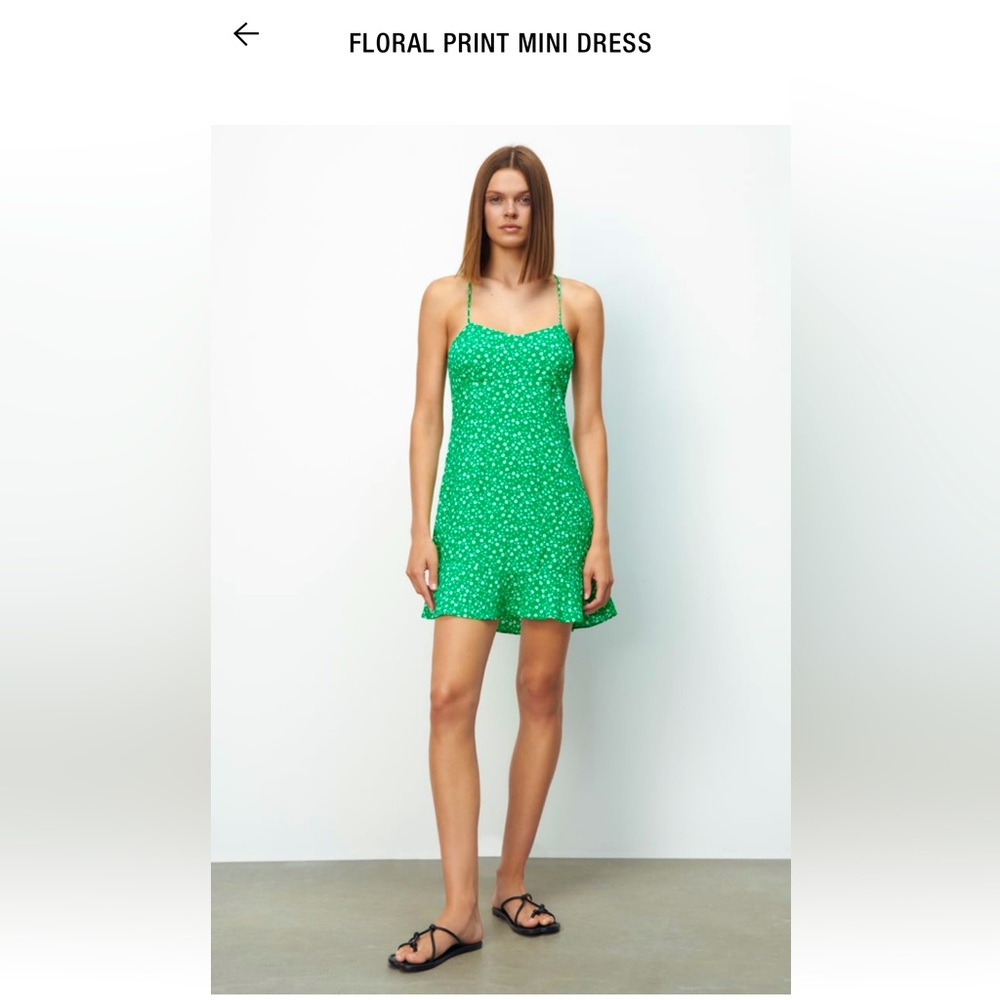 Zara flower dress